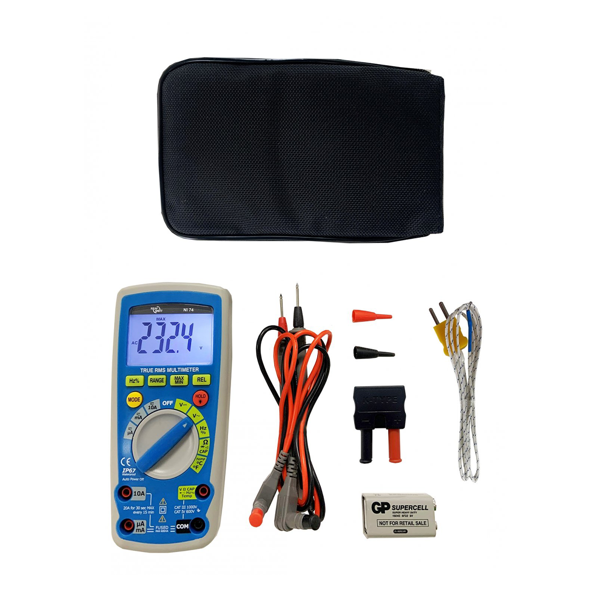 NI 74 True RMS digitale multimeter - Image 3