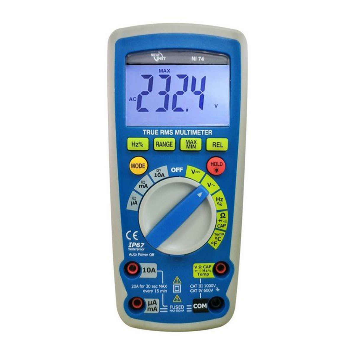 NI 74 True RMS digitale multimeter