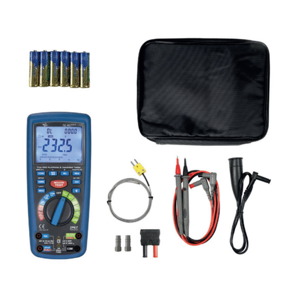 NI 407PLUS, multimeter met isolatiemeting