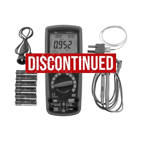 NI 405PLUS, multimeter met isolatiemeting