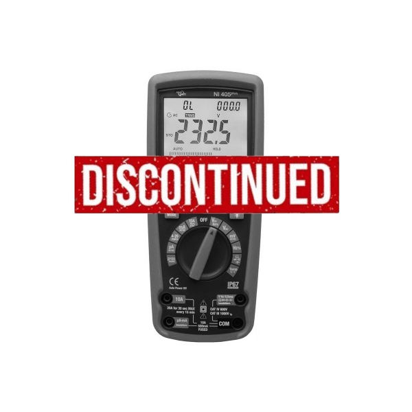 NI 405PLUS, multimeter met isolatiemeting